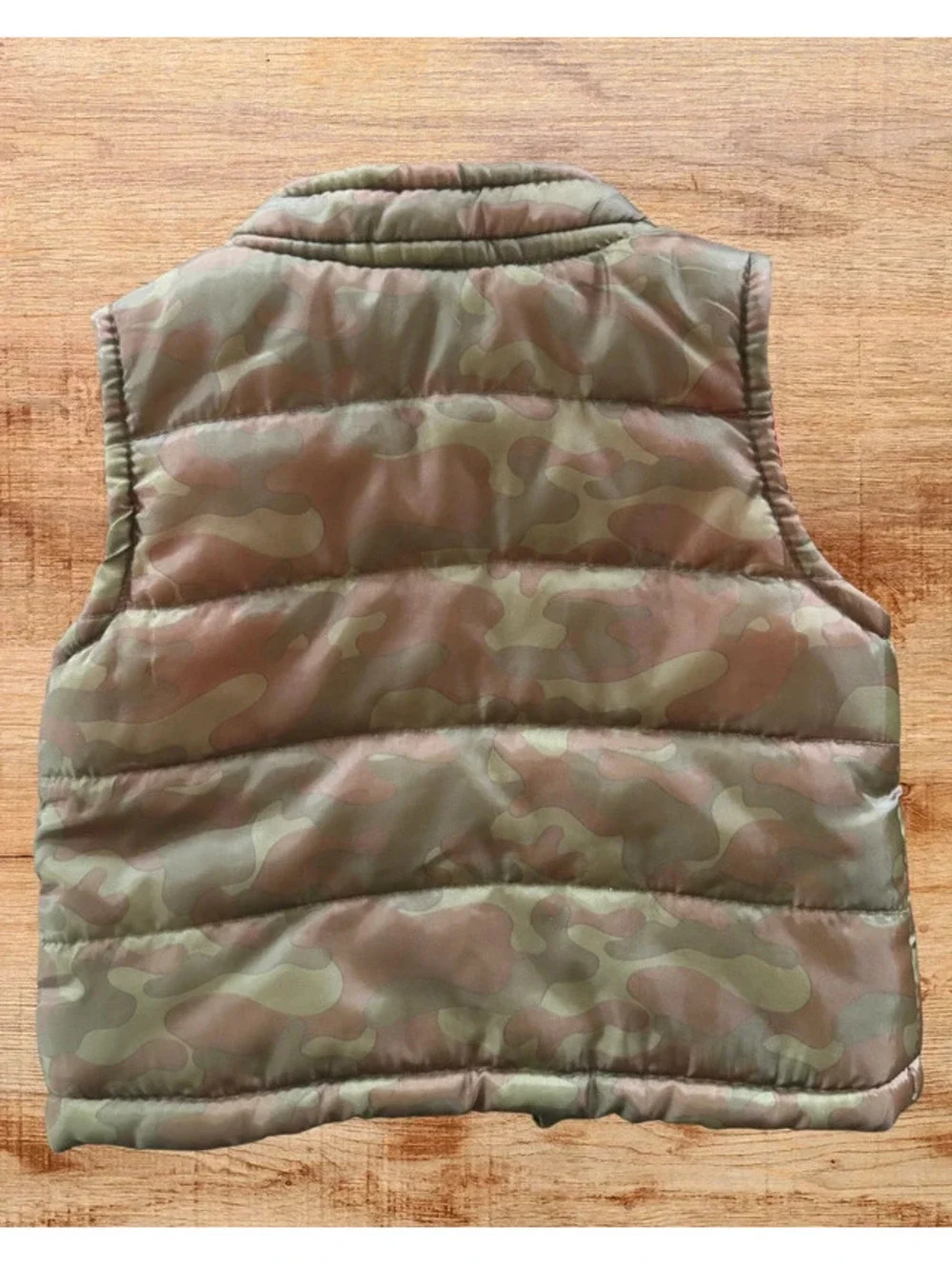 Healthtex 6-9M Camo Puffer Vest & Long Sleeve Shirt Outfit 2 Piece